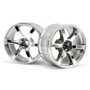 HPI 33467 Lp35 Wheel Yokohama Avs Model T6 Chrome (2Pcs)
