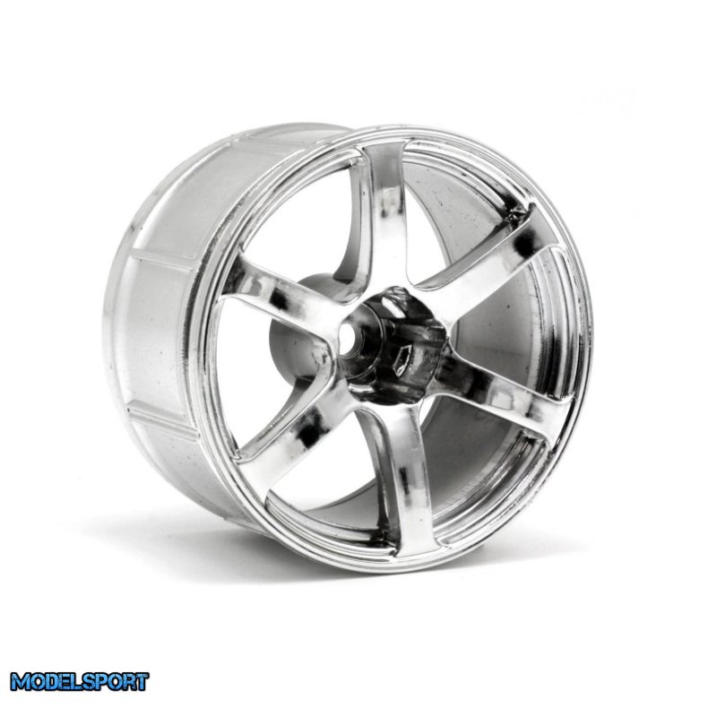 HPI 33467 Lp35 Wheel Yokohama Avs Model T6 Chrome (2Pcs)