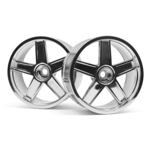 HPI 33476 Lp29 Wheel Mf Type Chrome (3mm Offset/2Pcs)