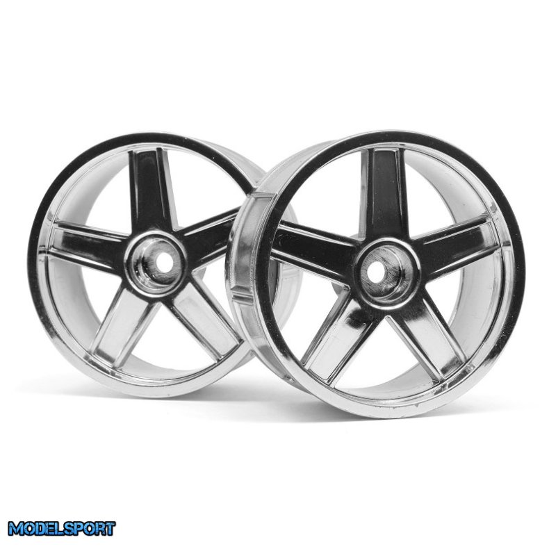 HPI 33476 Lp29 Wheel Mf Type Chrome (3mm Offset/2Pcs)