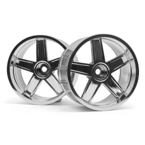HPI 33478 Lp35 Wheel Mf Type Chrome (9mm Offset/2Pcs)