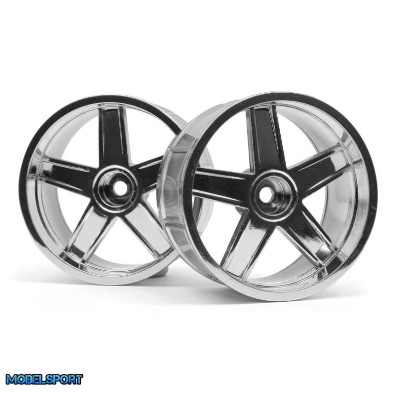 HPI 33478 Lp35 Wheel Mf Type Chrome (9mm Offset/2Pcs)