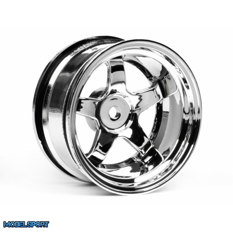 HPI 3593 Work Meister S1 Wheel 26mm Chrome (9mm Offset)