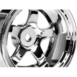 HPI 3593 Work Meister S1 Wheel 26mm Chrome (9mm Offset)