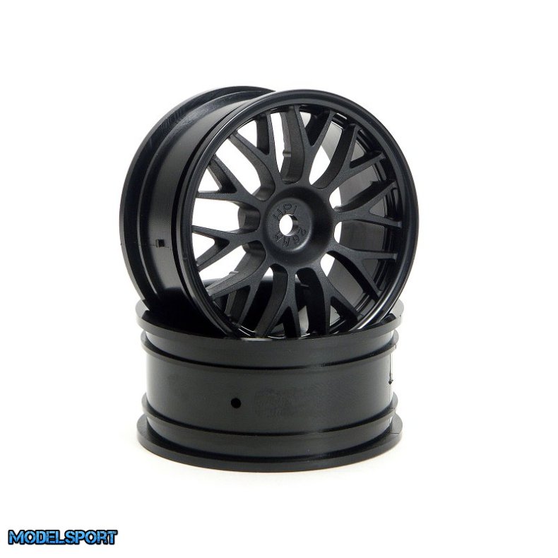 HPI 3711 Mesh Wheel 26mm (Black)(1mm Offset)