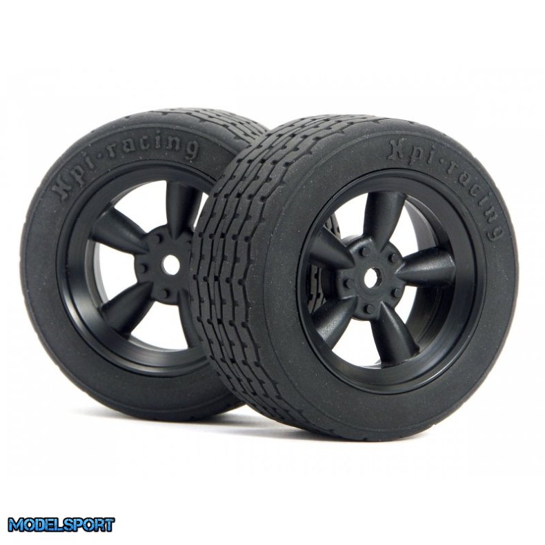 HPI 3816 Vintage 5 Spoke Wheel 26mm Black (0mm Offset)