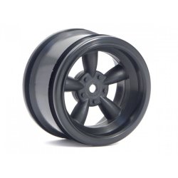 HPI 3821 Vintage 5 Spoke Wheel 31mm (Wide) Black 6mm Offset