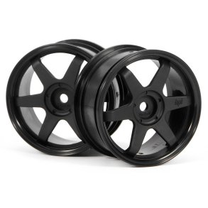 HPI 3836 Te37 Wheel 26mm Black (0mm Offset)