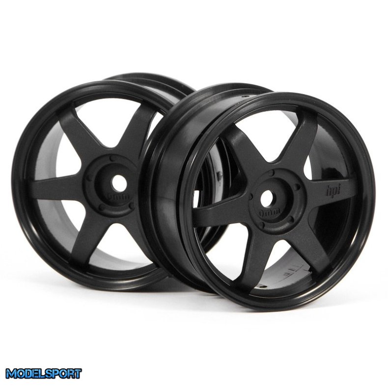 HPI 3836 Te37 Wheel 26mm Black (0mm Offset)
