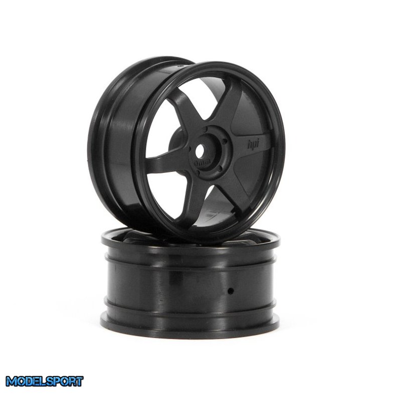 HPI 3836 Te37 Wheel 26mm Black (0mm Offset)