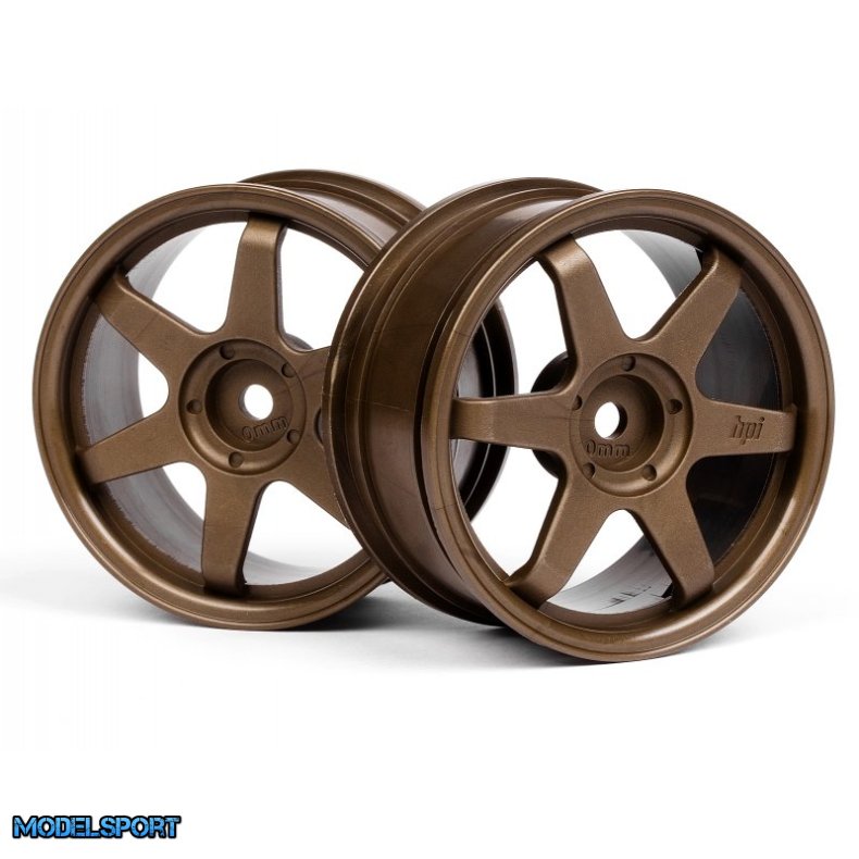 HPI 3838 Te37 Wheel 26mm Bronze (0mm Offset)