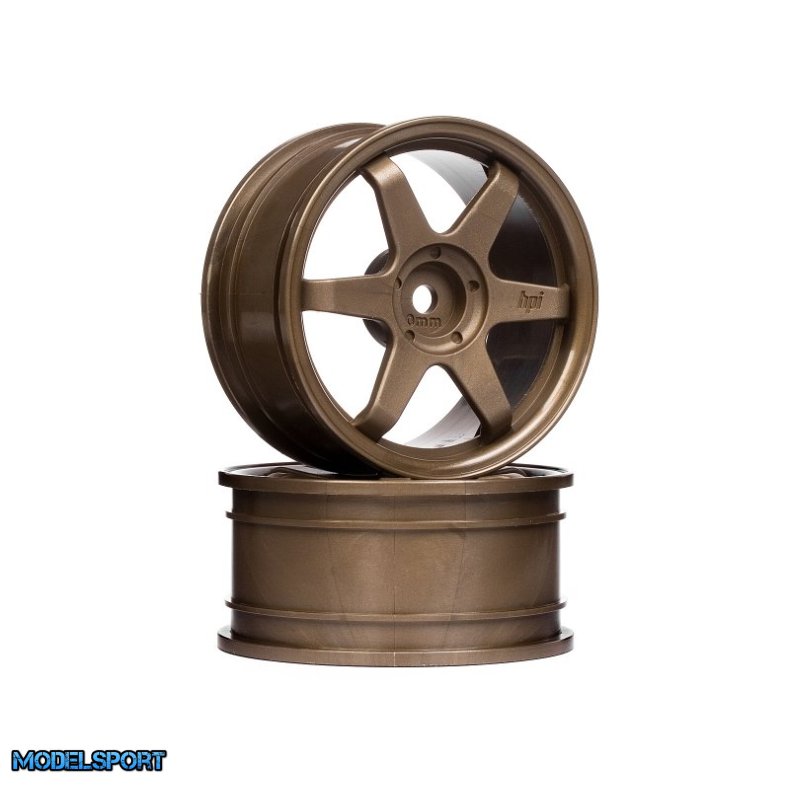 HPI 3838 Te37 Wheel 26mm Bronze (0mm Offset)