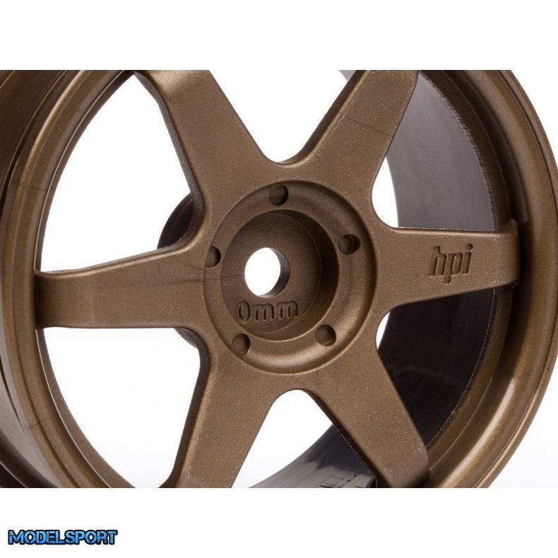 HPI 3838 Te37 Wheel 26mm Bronze (0mm Offset)