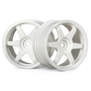 HPI 3840 Te37 Wheel 26mm White(3mm Offset)