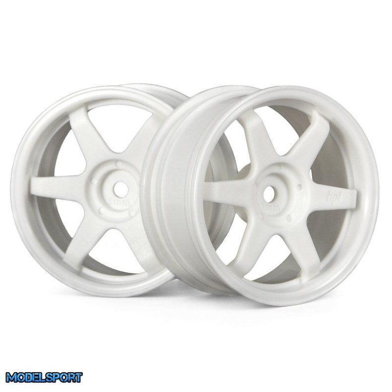 HPI 3840 Te37 Wheel 26mm White(3mm Offset)