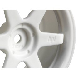 HPI 3840 Te37 Wheel 26mm White(3mm Offset)