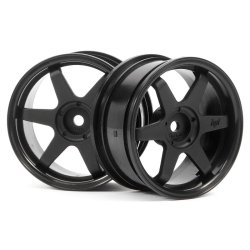 HPI 3841 Te37 Wheel 26mm Black (3mm Offset)