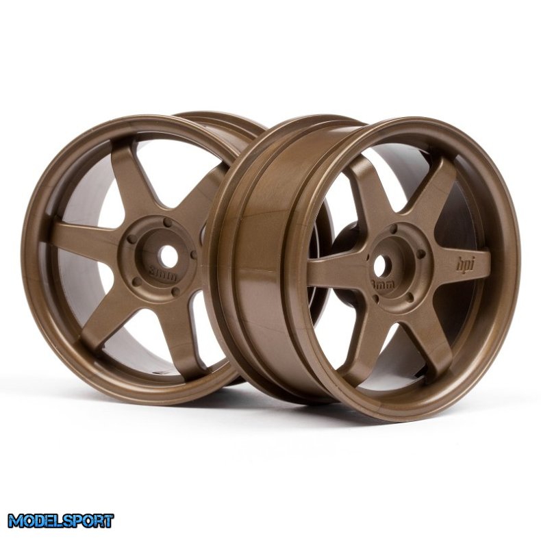 HPI 3843 Te37 Wheel 26mm Bronze (3mm Offset)