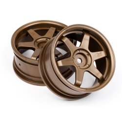 HPI 3843 Te37 Wheel 26mm Bronze (3mm Offset)
