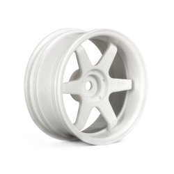 HPI 3845 Te37 Wheel 26mm White (6mm Offset)