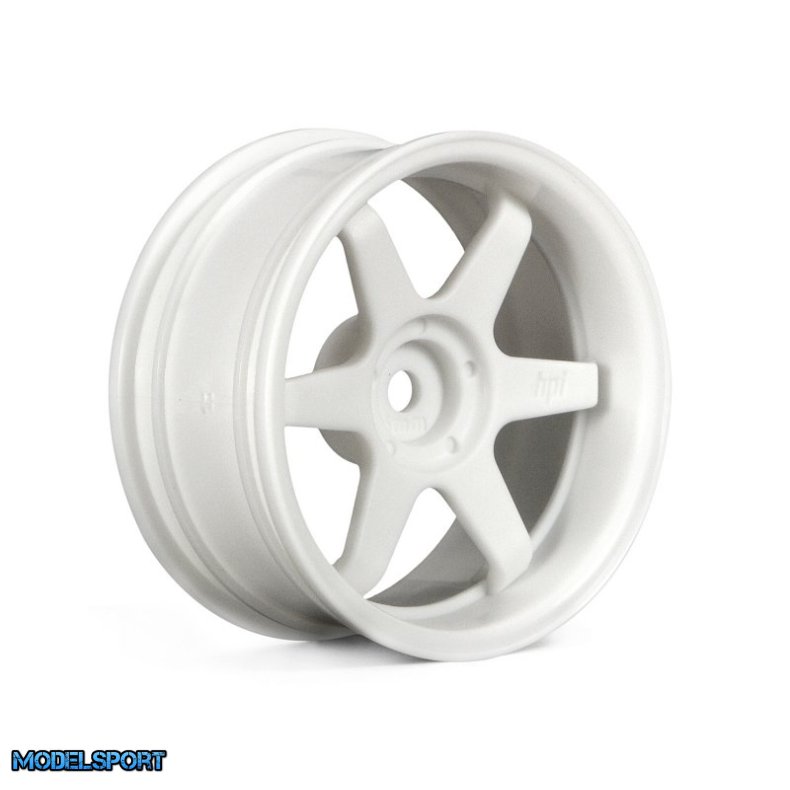 HPI 3845 Te37 Wheel 26mm White (6mm Offset)