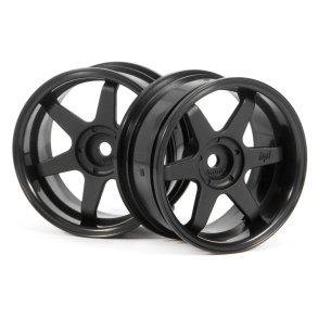 HPI 3846 Te37 Wheel 26mm Black (6mm Offset)