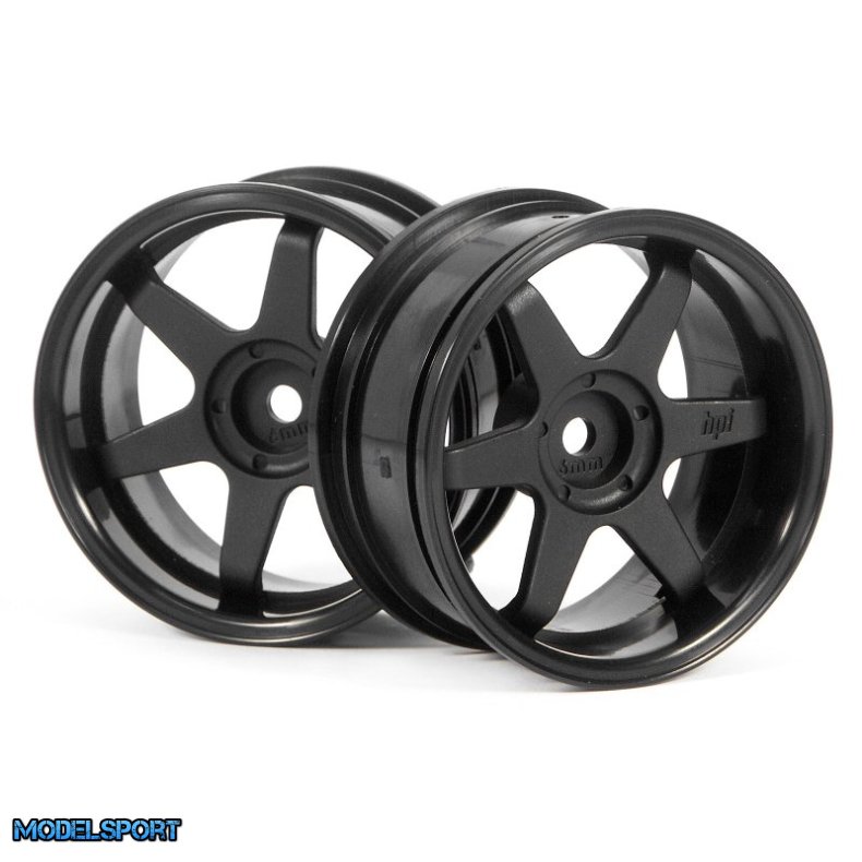HPI 3846 Te37 Wheel 26mm Black (6mm Offset)