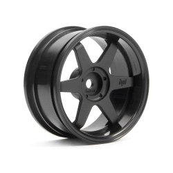 HPI 3846 Te37 Wheel 26mm Black (6mm Offset)