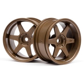 HPI 3848 TE37 Wheel 26mm Bronze (6mm Offset)