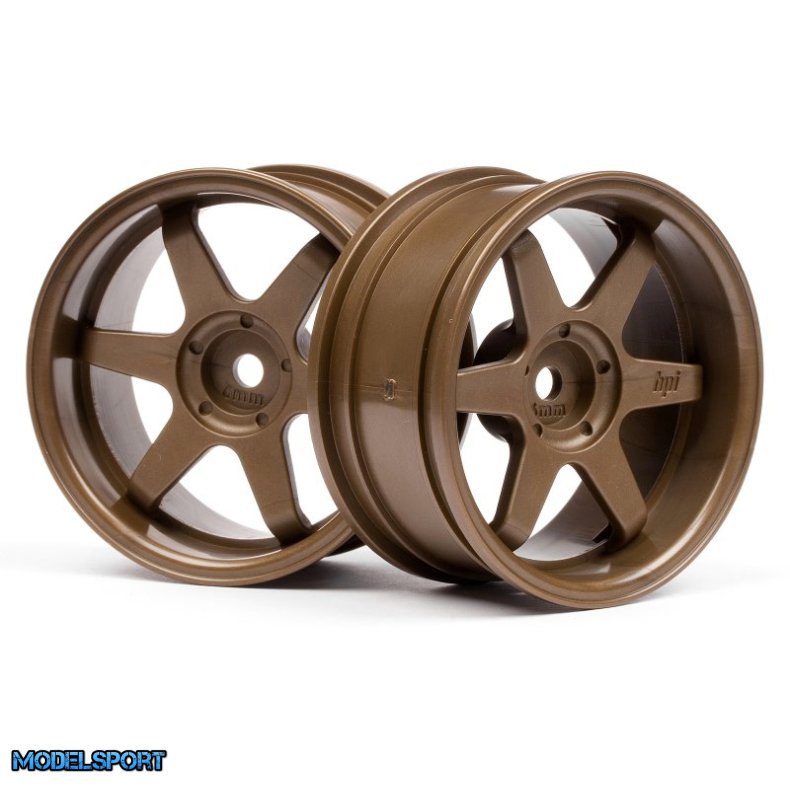 HPI 3848 TE37 Wheel 26mm Bronze (6mm Offset)
