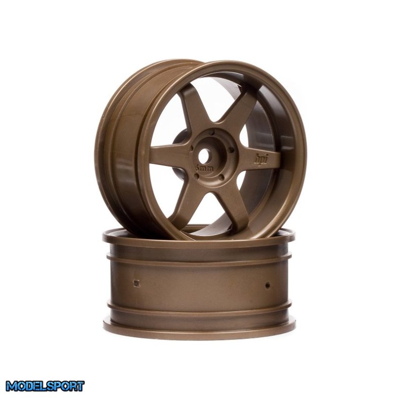 HPI 3848 TE37 Wheel 26mm Bronze (6mm Offset)