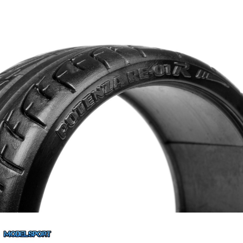 HPI 4423 Bridgestone Potenza Re-01R T-Drift Tire 26mm (2Pcs