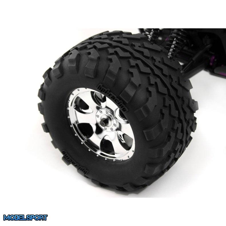 HPI 4709 Mounted Gt2 Tyre S Compound On Warlock Wheel Crm