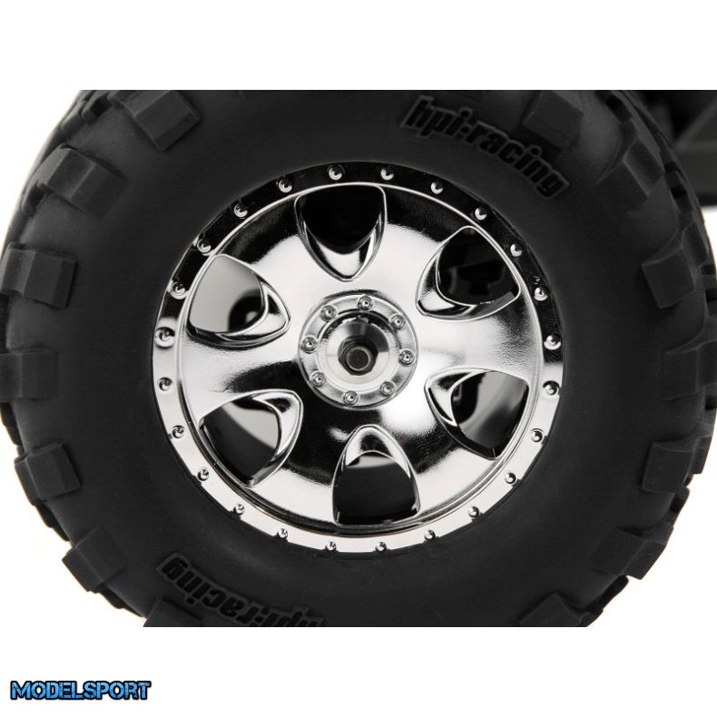 HPI 4709 Mounted Gt2 Tyre S Compound On Warlock Wheel Crm