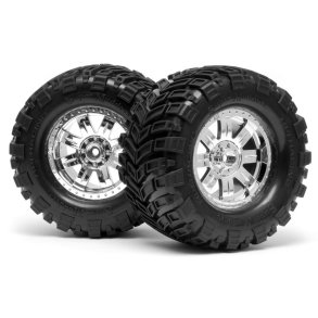 HPI 4726 Mounted Super Mud Tire 165X88mm Ringz Wheel Shncrm