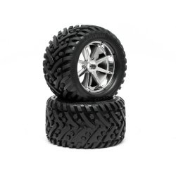 HPI 4727 Mounted Goliath Tire 178X97mm On Blast Wheel Crm