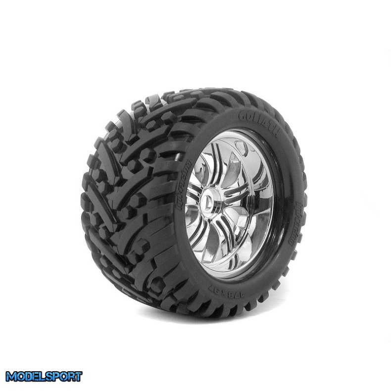 HPI 4728 Mounted Goliath Tire 178X97mm On Tremor Wheel Crm