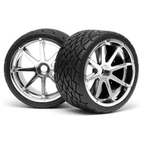 HPI 4729 Mounted Phaltline Tire 140X70mm On Blast Wheel Crm