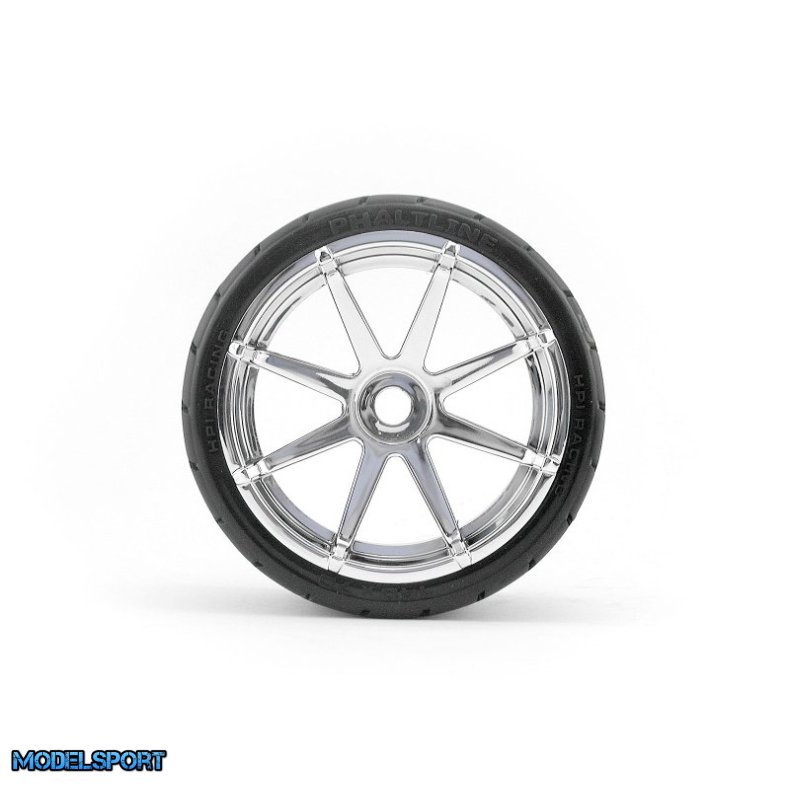 HPI 4729 Mounted Phaltline Tire 140X70mm On Blast Wheel Crm