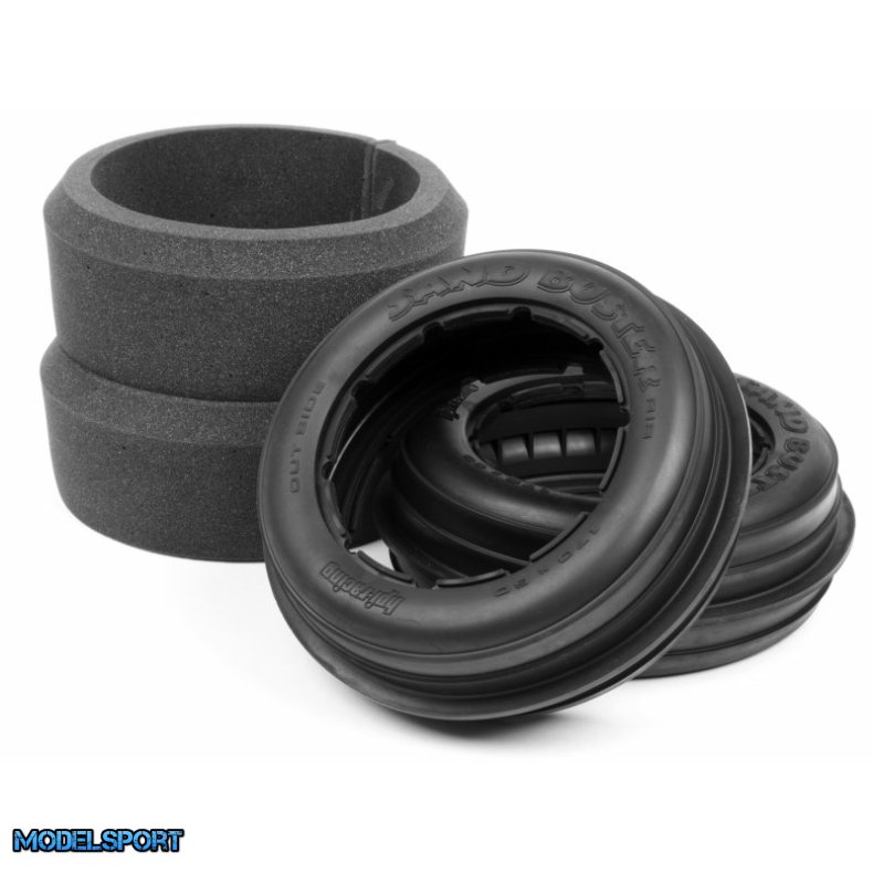 HPI 4843 Sand Buster Rib Tire M Compound (170X60mm/2Pcs)