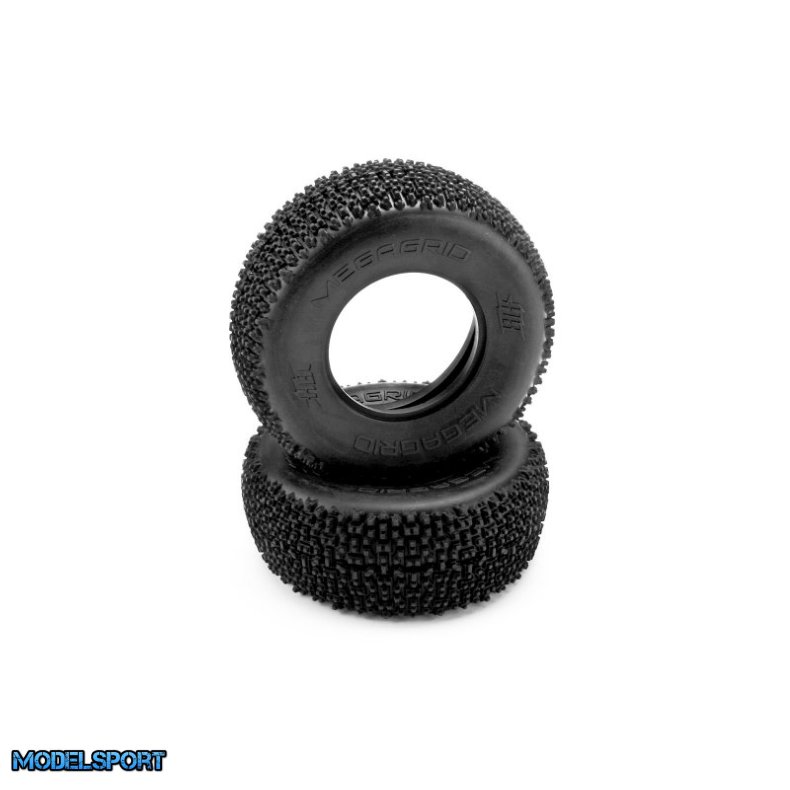 HPI 61754 Megagrid Sc Tire (Pink/Short Course Track/2Pcs)