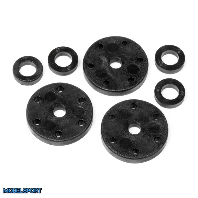 HPI 67353 6 Holes Shock Piston Set (Holes 1.2/1.3/1.4mm)
