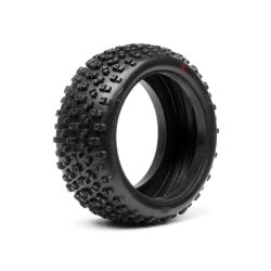 HPI 67744 Proto Tire (Red/ 1/8 Buggy)