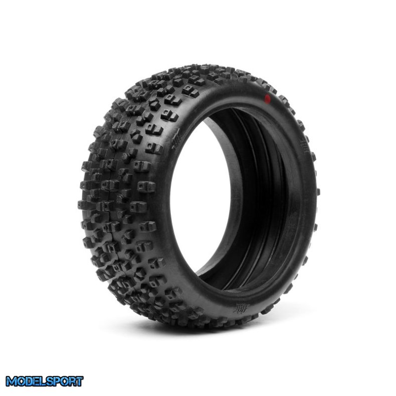HPI 67744 Proto Tire (Red/ 1/8 Buggy)