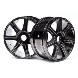 HPI 67768 Hb Edge Wheel (Black Chrome/2Pcs)