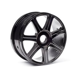 HPI 67768 Hb Edge Wheel (Black Chrome/2Pcs)