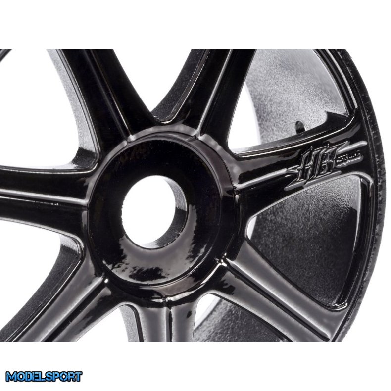 HPI 67768 Hb Edge Wheel (Black Chrome/2Pcs)