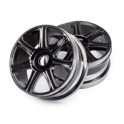 HPI 67768 Hb Edge Wheel (Black Chrome/2Pcs)