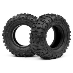 HPI 67913 Rover 1.9 Tire (Red/Rock Crawler/2Pcs)