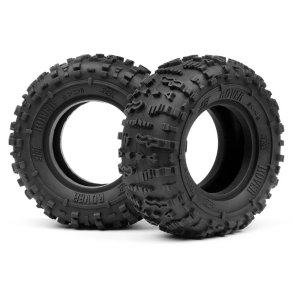 HPI 67913 Rover 1.9 Tire (Red/Rock Crawler/2Pcs)